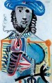 Homme a la pipe 1 1968 Cubismo